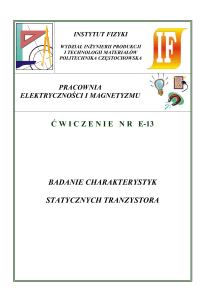 E-13 - Instytut Fizyki - Politechnika Częstochowska