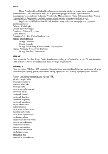 Rośliny chronione w PPK Pobierz plik PDF, rozm. 55,62 KB