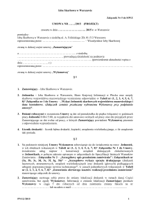 Zał. 5 do SIWZ - Projekt umowy - Izba Administracji Skarbowej w