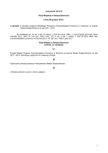 Uchwała nr III/11/10 z dnia 28 grudnia 2010 r.