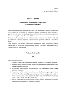 Komisja Etyki Powiatowego Urzędu Pracy w Sokołowie Podlaskim