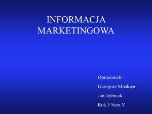Marketingowy system informacji
