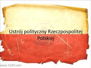 Ustrój polityczny Rzeczpospolitej Polskiej