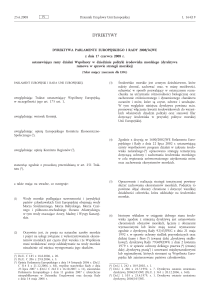 Ramowa dyrektywa w sprawie strategii morskiej nr 2008/56/WE