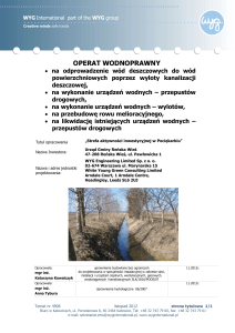 operat wodnoprawny - Gmina Reńska Wieś