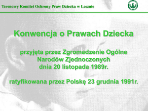 Działalność Terenowego Komitetu Ochrony Praw Dziecka w Lesznie