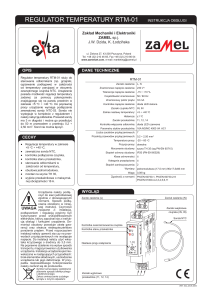regulator temperatury rtm-01 instrukcja obsługi
