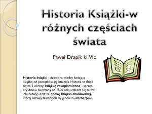 "Historia książki" (do slajdu nr 10)