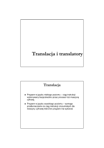 Translacja i translatory