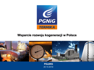 Wsparcie rozwoju kogeneracji w Polsce