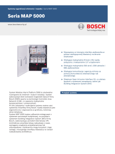 Seria MAP 5000 - Bosch Security Systems