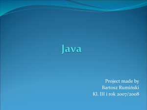 Wprowadzenie do Java