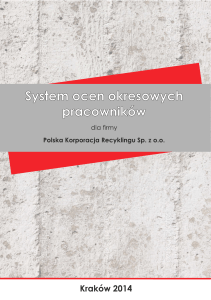 system ocen PKR - Polska Korporacja Recyklingu