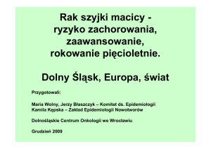 Rak szyjki macicy - Dolnośląskie Centrum Onkologii we Wrocławiu