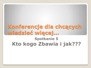 Konferencje dla chc*cych wiedzie* wi*cej*