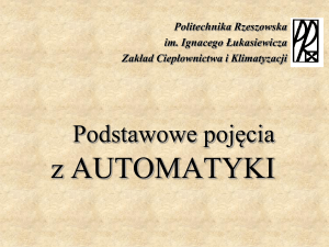 Regulator przepływu - Politechnika Rzeszowska