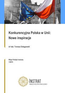 Konkurencyjna Polska w Unii: Nowe inspiracje