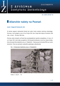 Alianckie naloty na Poznań, Z Archiwum Instytutu Zachodniego, nr 2