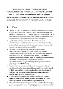 I. Wstęp - Polskie Towarzystwo Naukowe AIDS