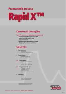 Rapid X™ Przewodnik procesu