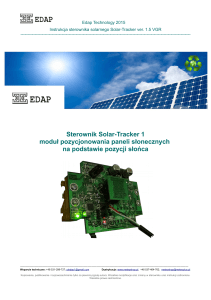 Sterownik Solar-Tracker 1 moduł pozycjonowania