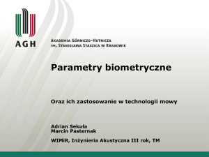 Parametry biometryczne