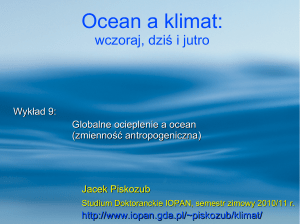 Ocean a klimat: