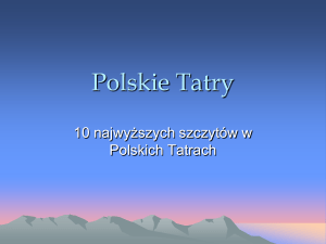 Polskie tatry