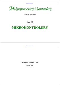 Mikroprocesory i kontrolery