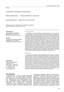 Mykobakteriozy – rozpoznawanie i leczenie