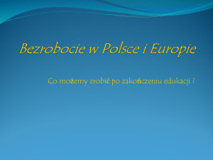 Bezrobocie w Polsce i Europie