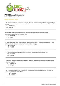 PWR Fizyka Scharoch