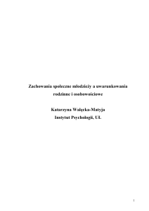 K.Walęcka-Matyj dzinne i osobowościowe