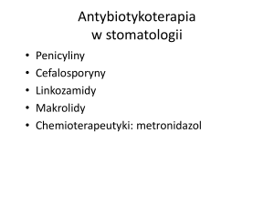 Antybiotykoterapia w stomatologii