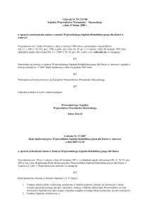 Uchwała Nr XV/327/08 - Urząd Marszałkowski Województwa
