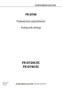 FR-D700, Podręcznik obsługi - enel
