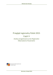 Przegląd regionalny Polski 2015 Część II