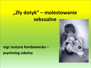 Zły dotyk - zsp2.legionowo.pl