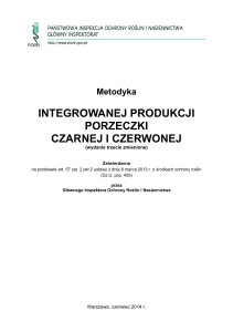 IP Porzeczek ed 3 - Państwowa Inspekcja Ochrony Roślin i