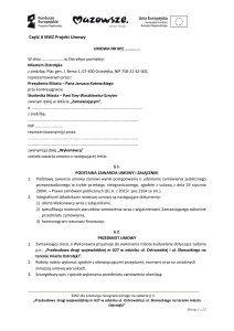 umowa nr iw - Urząd Miasta Ostrołęki