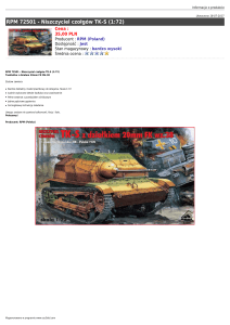 RPM 72501 - Niszczyciel czołgów TK-S (1:72)