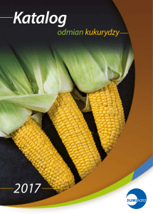 Katalog odmian kukurydzy 2017