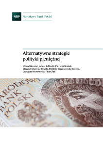 Alternatywne strategie polityki pieniężnej