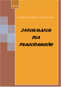 Informator dla pracodawcy