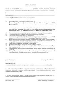 umowa - zlecenie - SZS Wielkopolska