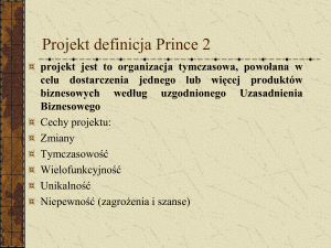 Zasady metodyki Prince 2