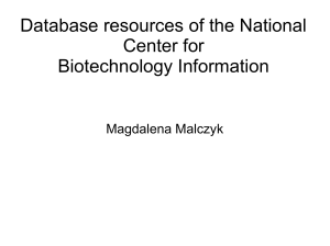 Database resources of the National Center for Biotechnology