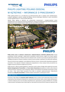 Philips korzysta z dobrych praktyk globalnych i obserwuje trendy