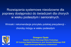 Organizacja Oddziałów Udarowych w woj. Śląskim