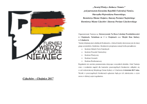 Człuchów – Chojnice 2017 „Turniej Wiedzy o Kulturze Niemiec” pod